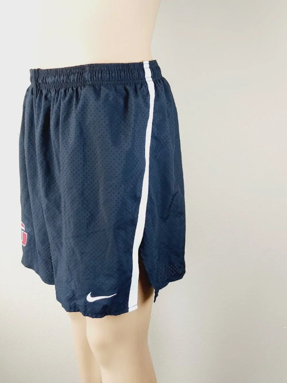 Nike Men's Black Dri-FIT Drawstring Mesh Running Basketball Shorts Size XXL - Picture 3 of 10